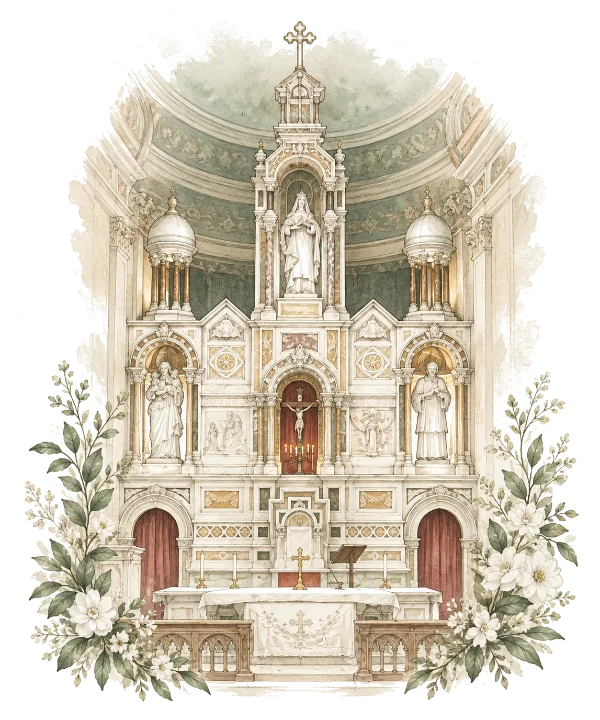 Altar de la Parroquia Santa Rosa de Lima